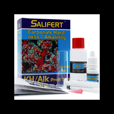 Kit teste Salifert Carbonate Hardness Alkalinity com equipamento