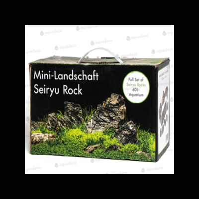 Caixa do produto Mini-Landschaft Seiryu Rock com rochas para aquário