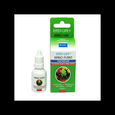 Fertilizante Easy-Life Nano Plant para aquários com embalagem verde e branco