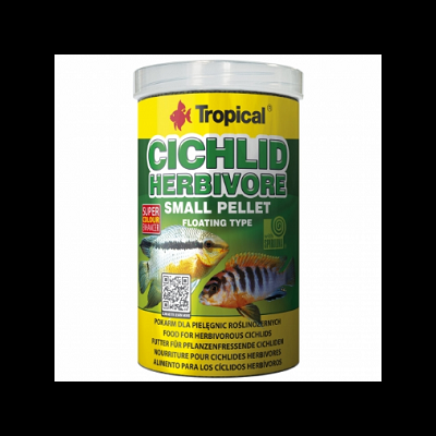 Embalagem de ração Tropical Cichlid Herbivore para ciclídeos herbívoros