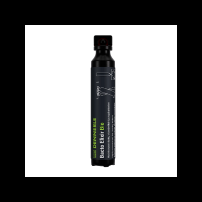 Frasco preto de vidro Bacto Elixir Bio com tampa preta