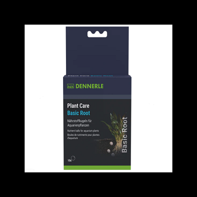 Embalaem preta DENNERLE Basic Root nutrientes para plantas de aquário