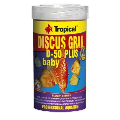 Embalagem de alimento para peixes Tropical DISCUS GRAN D-50 PLUS baby