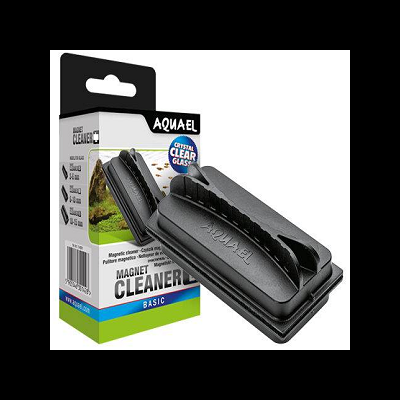 Escova magnética preta Aquael Magnet Cleaner Basic com embalagem colorida