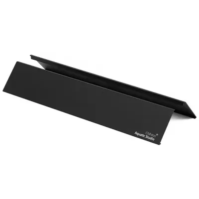 Suporte preto minimalista com texto Chihiros Aquatic Studio no canto