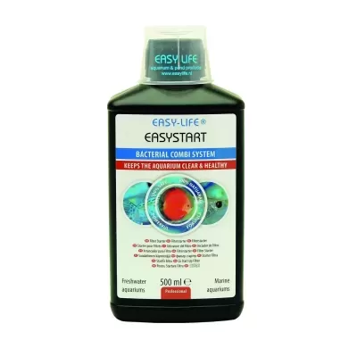 Frasco preto 500 ml EASY-LIFE EASYSTART Bacterial Combi System para aquários