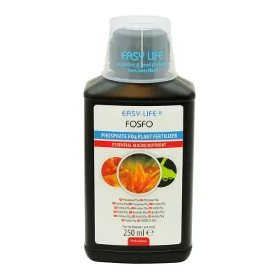Frasco preto de fertilizante para plantas aquáticas EASY-LIFE FOSFO