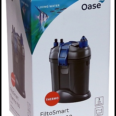 Embalagem de filtro externo para aquário Oase Filtosmart Thermo 100 com aquecedor integrado