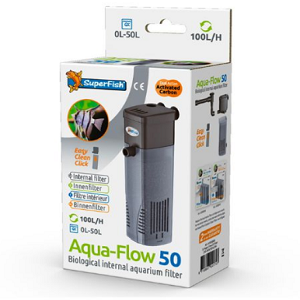 Filtro interno Aqua-Flow 50 SuperFish embalagem
