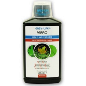 Frasco de fertilizante para plantas EASY-LIFE FERRO com rótulo colorido e tampa transparente