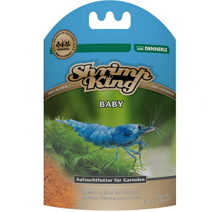 Embalagem Shrimp King BABY alimento para camarões com camarão azul