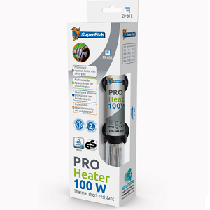 Aquecedor SuperFish PRO Heater 100 W em embalagem branca