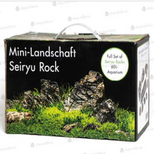 Caixa do produto Mini-Landschaft Seiryu Rock com rochas para aquário