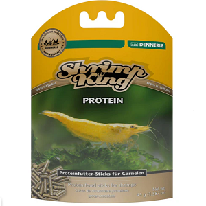 Embalagem de sticks proteicos para camarões Shrimp King Protein