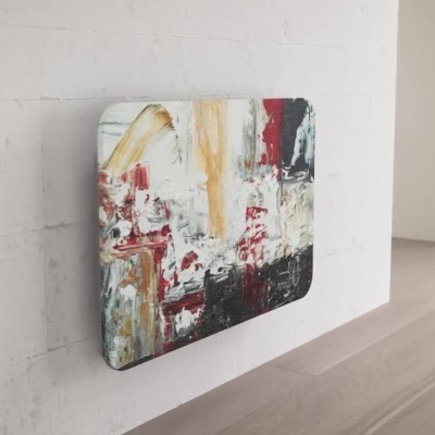 Painéis decorativos de parede variados em diferentes ambientes modernos