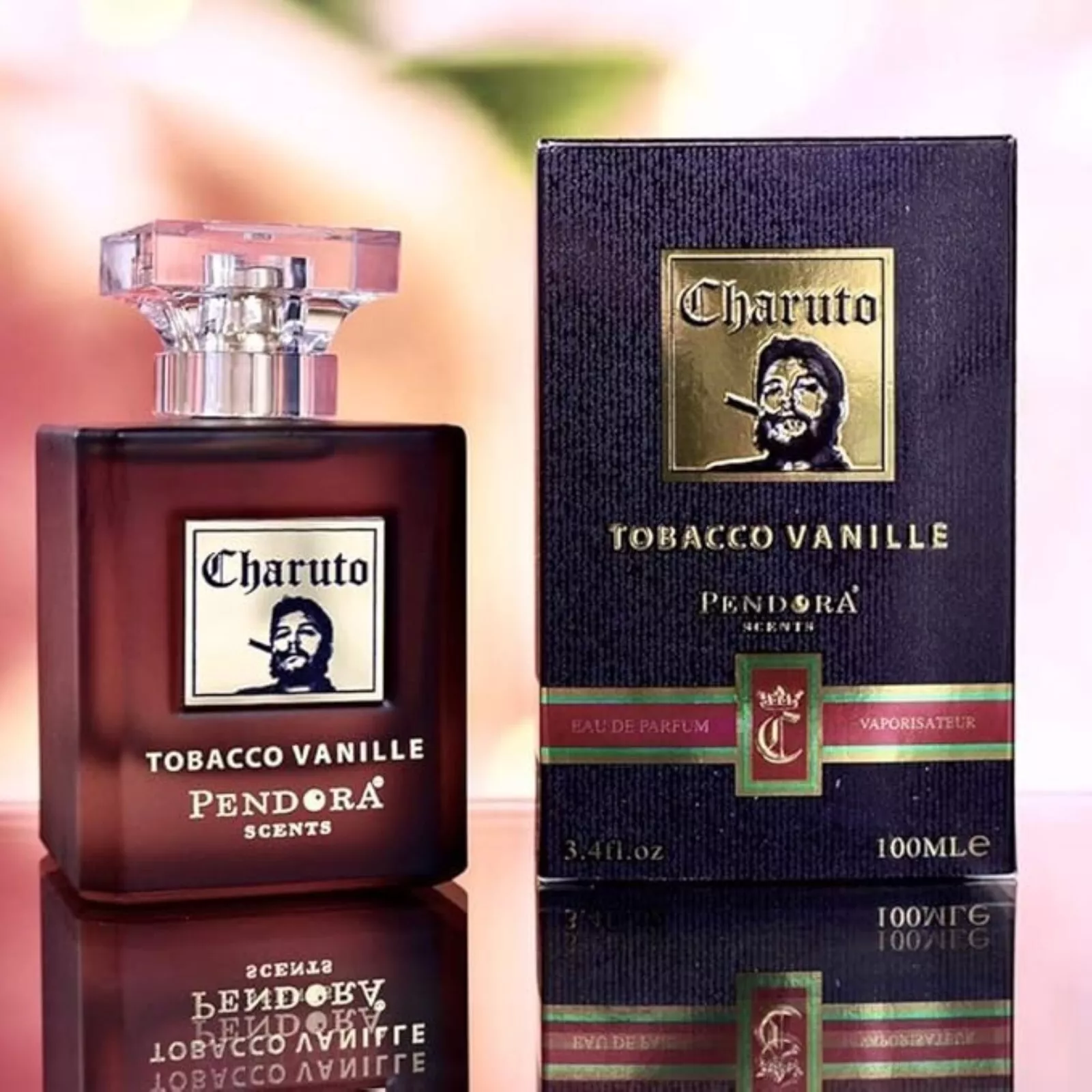 Perfume Charuto Tobacco Vanille Pendora 100ML com caixa preta