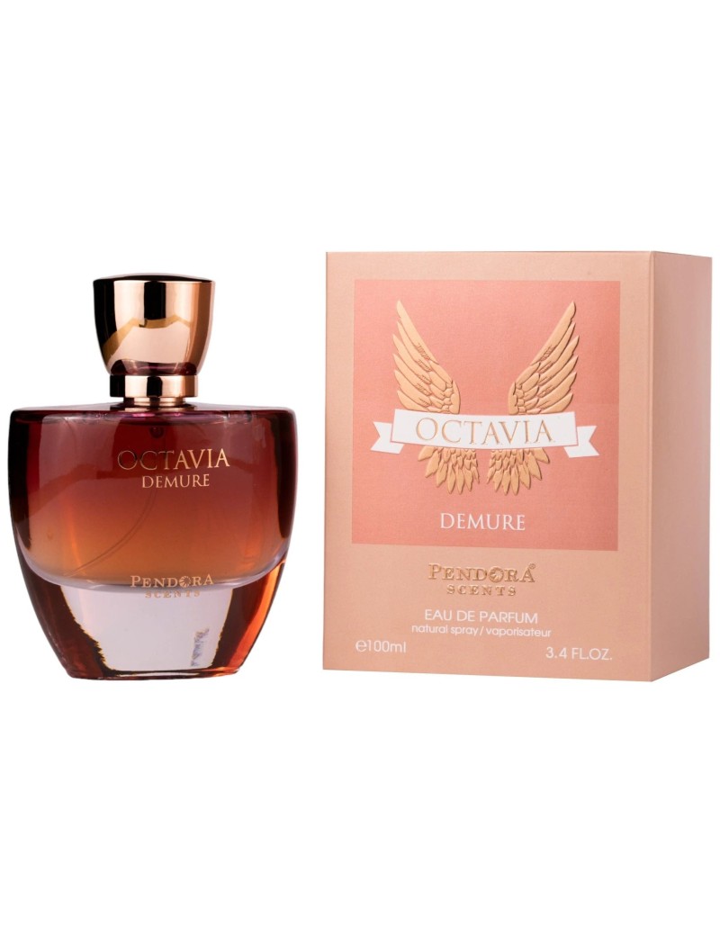 Perfume Octavia Demure com embalagem