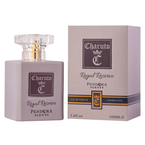 Perfume Charuto C Regal Reserve com frasco e caixa cinza