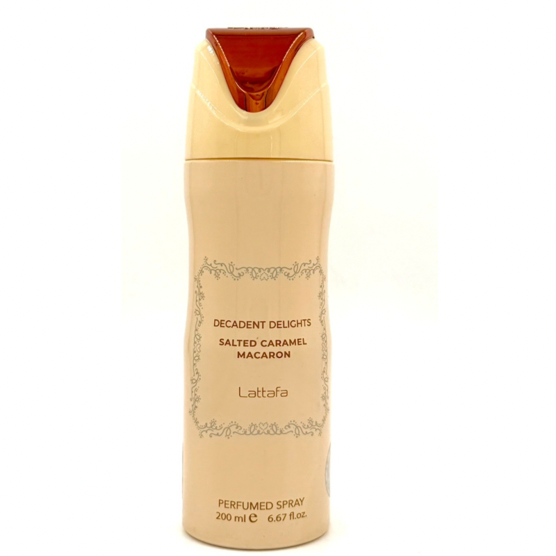 Frasco creme de spray perfumado Lattafa com tampa castanha