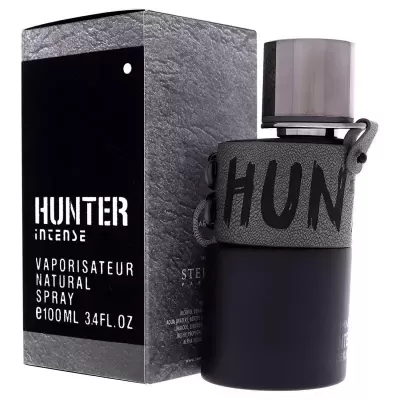 Frasco e caixa de perfume Hunter Intense