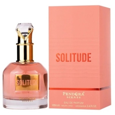 Perfume Solitude de Pendora Scents com embalagem cor de rosa