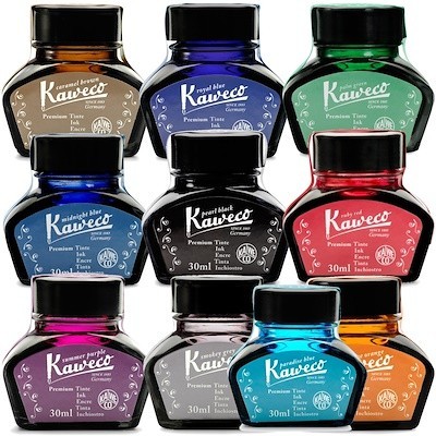 Frascos coloridos de tinta para canetas Kaweco