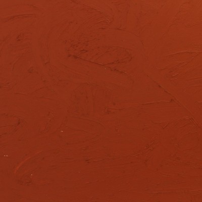 Superfície pintada terracota com textura rugosa e pinceladas visíveis