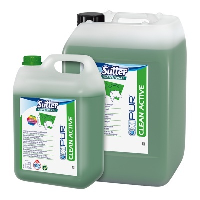 Recipientes de plástico com detergente Sutter Professional OXIPUR CLEAN ACTIVE