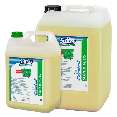Duas embalagens de detergente Sutter Professional Crystal Super Plus