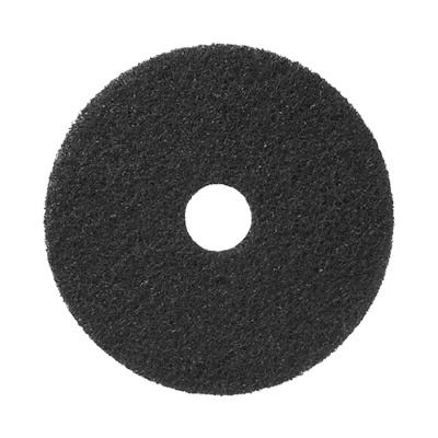 Disco de corte abrasivo preto circular com orifício central