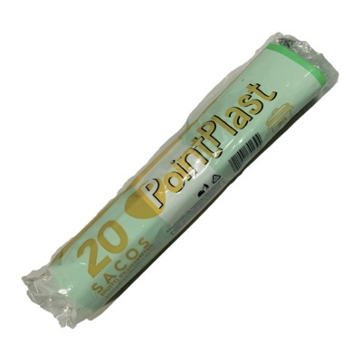 Rolo de sacos de plástico transparents Point Plast embalados
