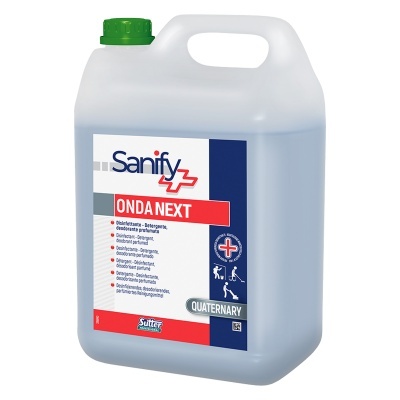 Garrafão de detergente desinfetante Sanify Onda Next 5L