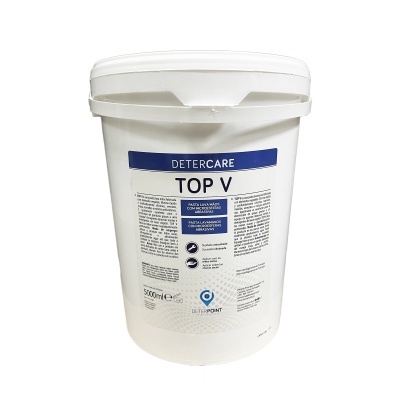 Bal de plástico branco DETERCARE TOP V pasta lava mãos 5000 ml