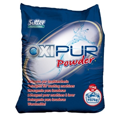 Saco azul de detergente em pó OXI PUR da Sutter Professional com 1,5 kg