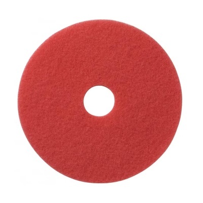 Disco abrasivo vermelho com orifício central