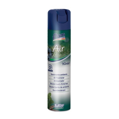 Spray ambientador Dom Air Winter azul e verde