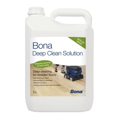 Recipiente branco de 5 litros de solução de limpeza Bona Deep Clean Solution para madeira