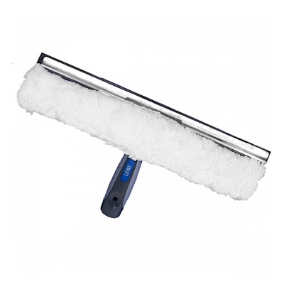 Rodo limpa vidros azul com esponja branca