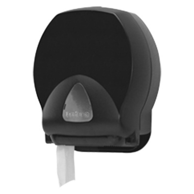 Dispensador preto de papel higiénico Tork® de plástico mate