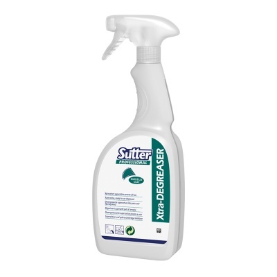 Frasco branco de spray Sutter Professional Xtra-DEGREASER
