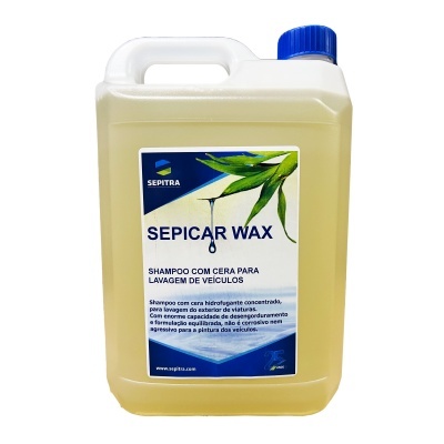 Recipiente de shampoo para lavagem de veículos com cera