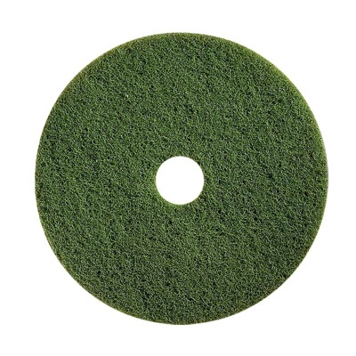 Disco verde de lixa ou polidora circular com buraco central