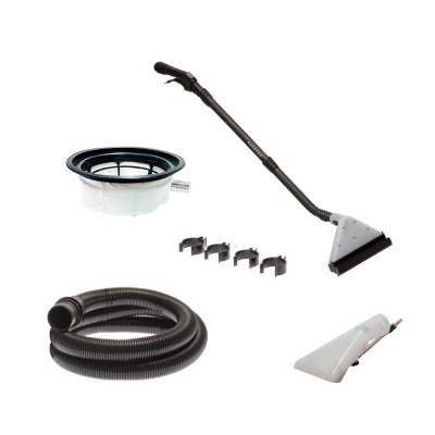 Conjunto de acessórios para limpeza com tubo flexível, aspirador e filtro