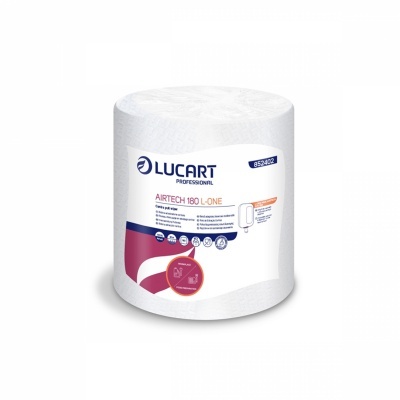 Rolo de papel de toalha profissional LUCART AIRTECH 180 L-ONE