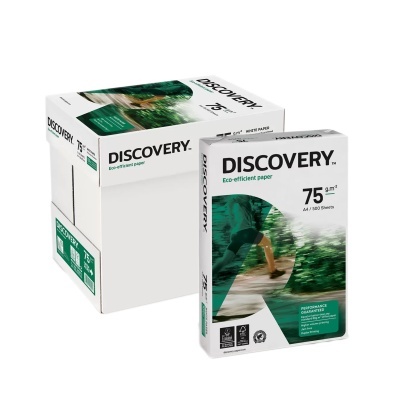 Embalagem e pacote de papel A4 Discovery 75 g/m²