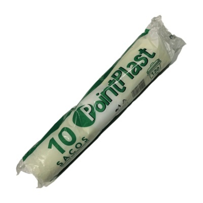 Pacote de 10 sacos de plástico transparentes PointPlast embalados