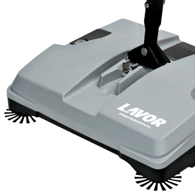 aspirador manual cinzento LAVOR PROFESSIONAL com pega e escovas pretas