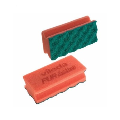 Esponja para limpeza Vileda PUR Active laranja e verde