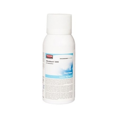 Frasco branco de Microburst 3000 desodorizante de casa de banho