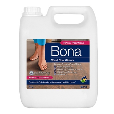 Galão branco de limpeza para pavimentos em madeira Bona Wood Floor Cleaner